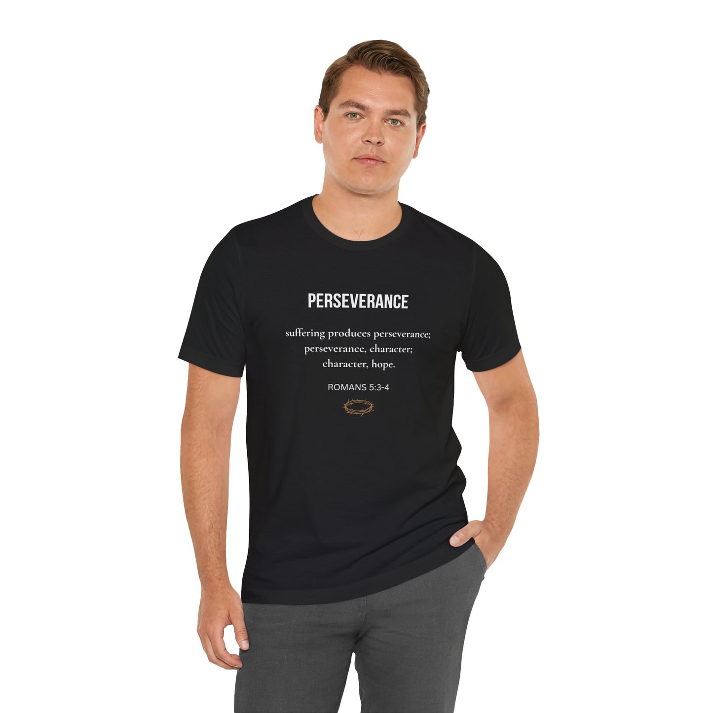 Perseverance Tee — Romans 5:3-4