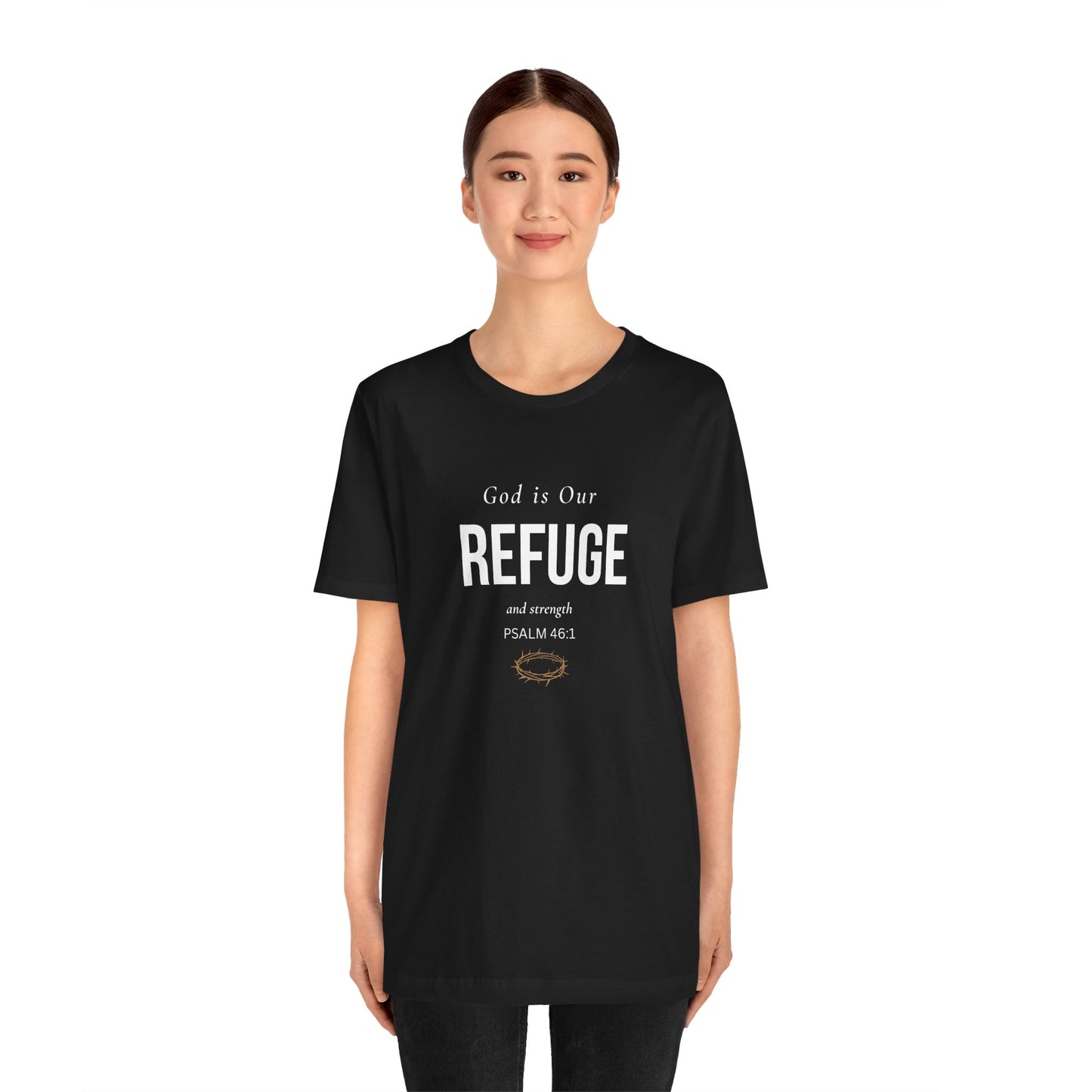 Refuge Tee — Psalm 46:1